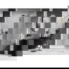 Mexen Lunar душ врати с десен монтаж 135 см, прозрачни, четка gun gray - 834-135-000-66-00-P