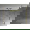 Mexen Kioto свободно стояща душ кабина 100 x 200 cm, матирана 8 мм, златна - 800-100-002-50-30