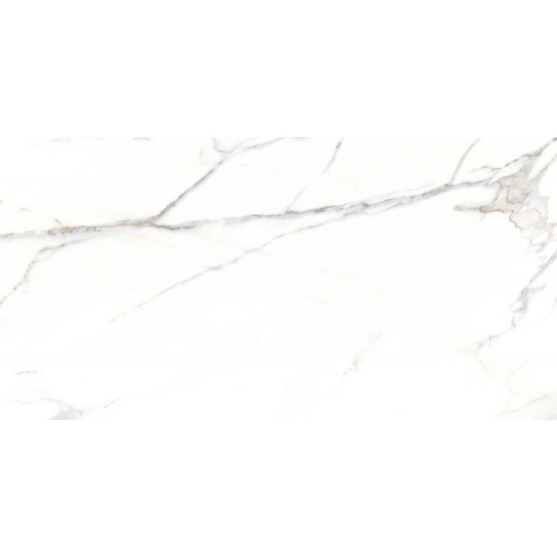 Mexen Agata White глазиран гранитогрес ректифициран G1, подова и стенна плочка 120 x 60 см, гланц - TL144-120-060-00