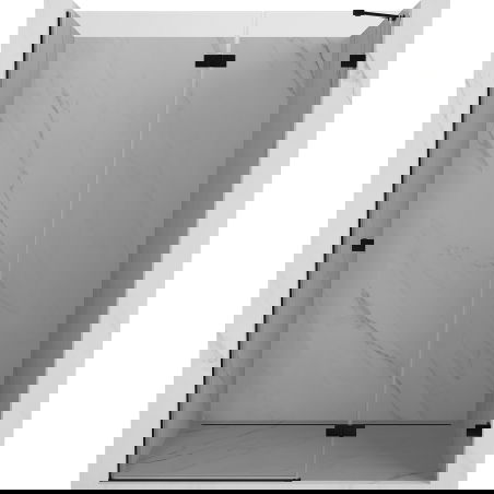 Mexen Lunar душ врата отварящи се надясно 140 см, прозрачни, черни - 834-140-000-70-00-P