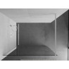 Mexen Kioto душ-преграда Walk-in 90 x 200 см, прозрачна 8 мм, бяла - 800-090-101-20-00