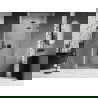 Mexen Lunar сгъваема душ врата дясна 115 см, прозрачна, gun metal - 834-115-000-95-00-P