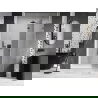 Mexen Lunar душ кабина с врати отваряеми на дясно 140 см, прозрачни, gun metal - 834-140-000-95-00-P
