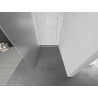 Mexen Kioto душ параван Walk-in 70 x 200 см, мат 8 мм, бял - 800-070-101-20-30