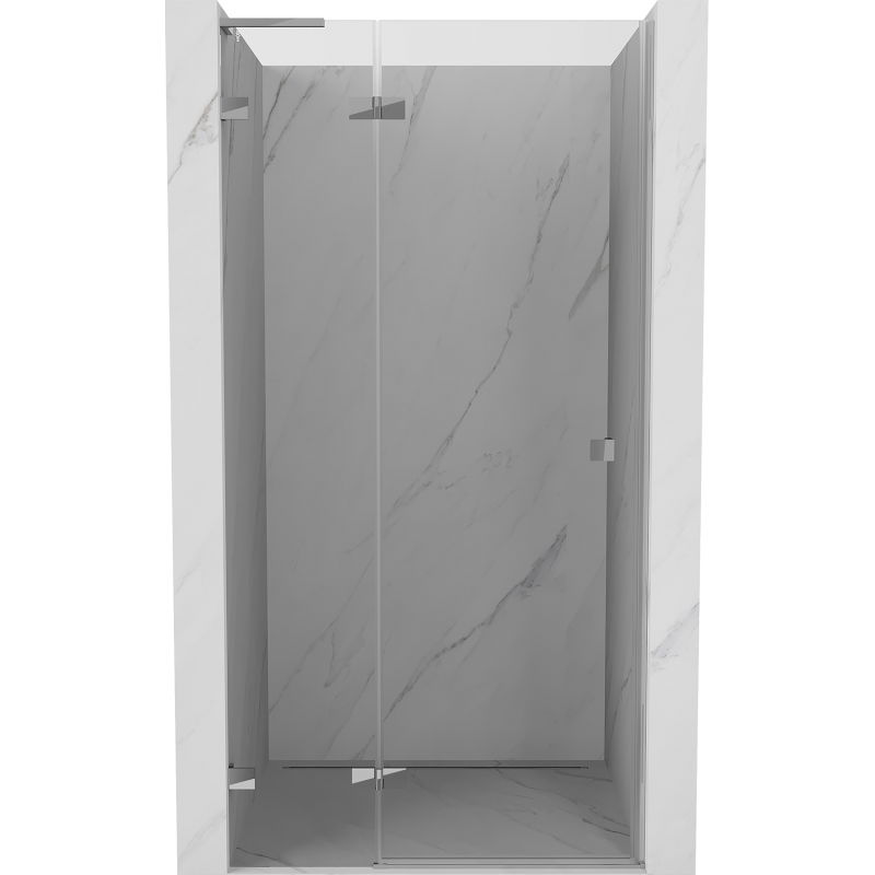 Mexen Lunar L леви отварящи се душ врати 95 см, прозрачно, хром - 834L-095-000-01-00-L