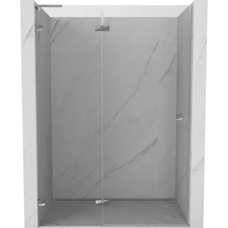 Mexen Lunar L врата за душ лява, отваряема, 130 см, прозрачно стъкло, хром - 834L-130-000-01-00-L
