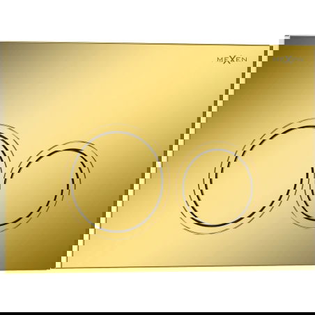 Mexen Tex 01 бутон за промиване, златисто шампанско лъскав - 6101-08