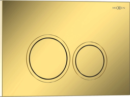 Mexen Tex 01 бутон за промиване, златисто шампанско лъскав - 6101-08