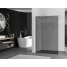 Mexen Kioto душ стена Walk-in 100 x 200 cm, графит 8 mm, бяла - 800-100-101-20-40