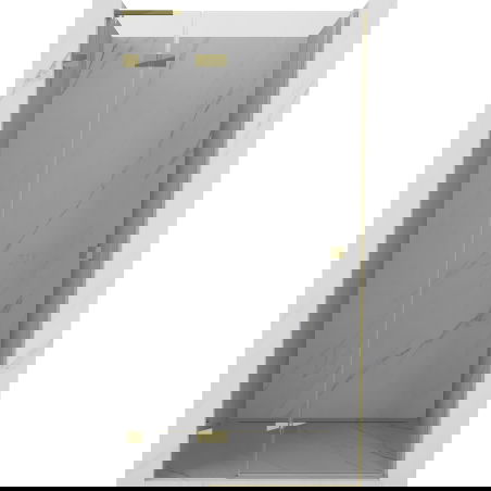 Mexen Lunar L лява душкабина врата 70 см, прозрачна, златиста - 834L-070-000-50-00-L