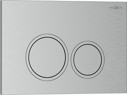 Mexen Tex 01 бутон за промиване, четкан никел - 6101-10