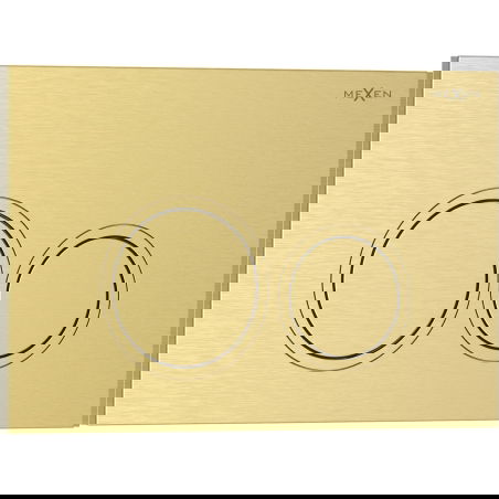 Mexen Tex 01 златен четкан бутон за промиване - 6101-11