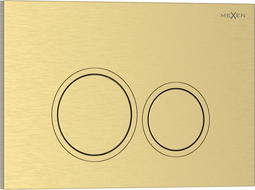 Mexen Tex 01 златен четкан бутон за промиване - 6101-11