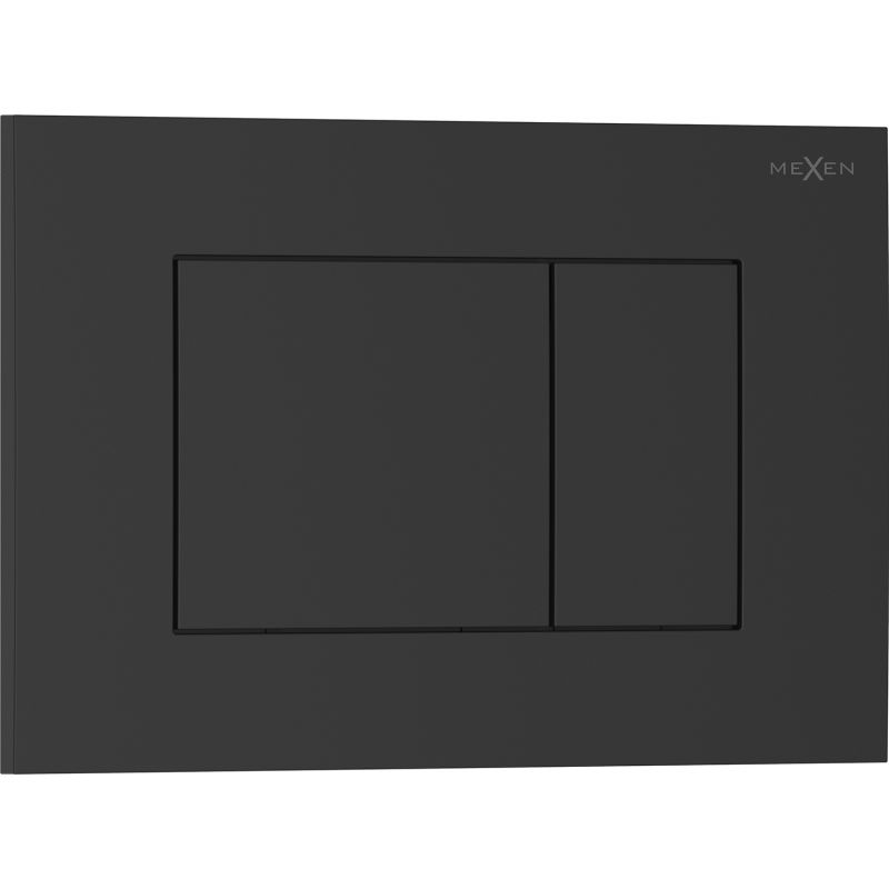 Mexen Tex 02 бутон за промиване, черен мат - 6102-02