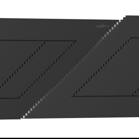 Mexen Tex 02 бутон за източване, черен матов - 6102-02