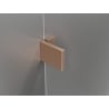 Mexen Lunar L душ екран за душ кабина Walk-in дясна 90 x 200 cm, прозрачен 8 mm, матирано мед - 830L-090-000-65-00-P