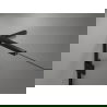 Mexen Lunar L ляви душ врати 80 см, прозрачни, черни - 834L-080-000-70-00-L