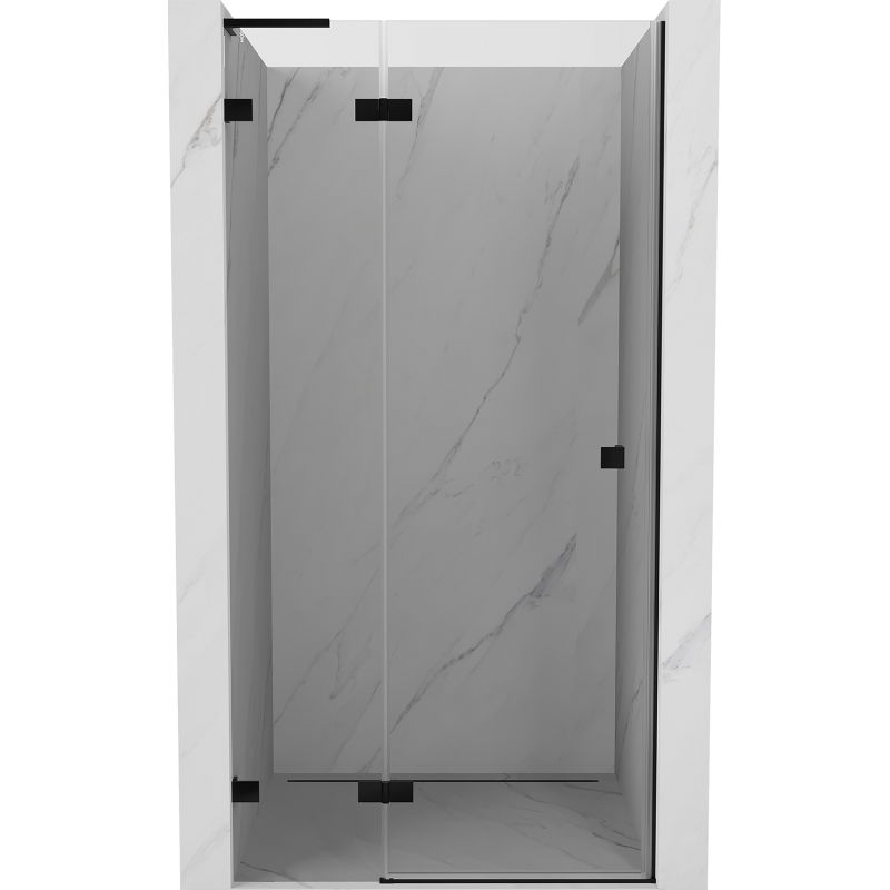Mexen Lunar L врата за душ кабина, леви 95 см, прозрачни, черни - 834L-095-000-70-00-L