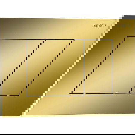 Mexen Tex 02 копче за промиване, златно шампанско лъскаво - 6102-08