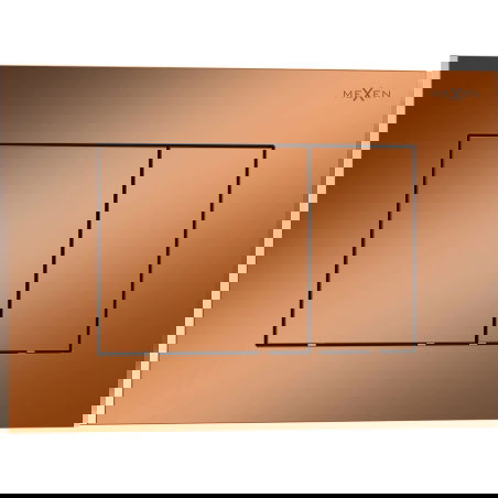 Mexen Tex 02 бутон за промиване, розово злато блестящо - 6102-09