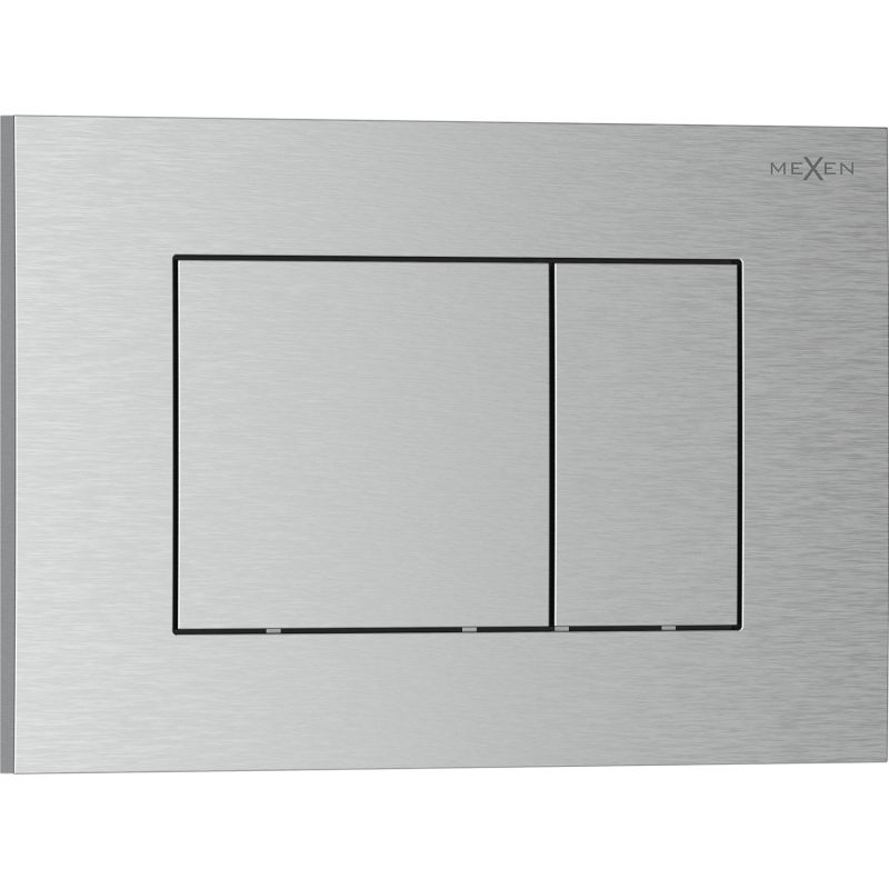Mexen Tex 02 бутон за промиване, четкан никел - 6102-10