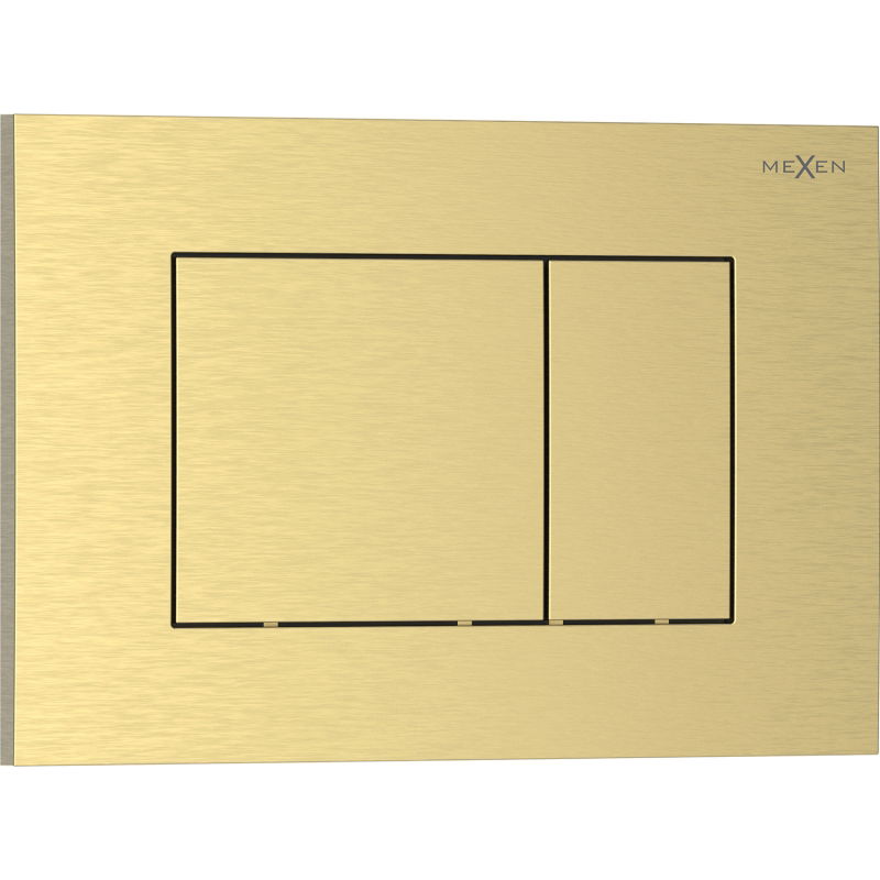 Mexen Tex 02 бутон за промиване, четкана златна - 6102-11