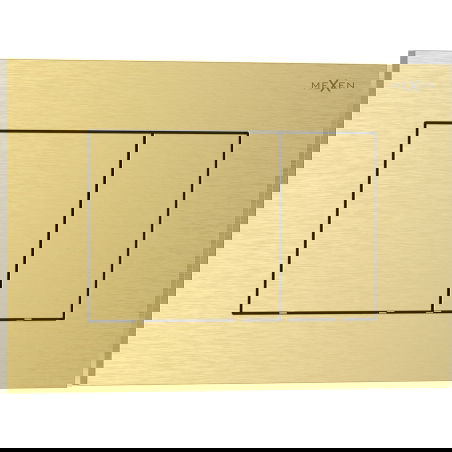 Mexen Tex 02 бутон за измиване, четкано злато - 6102-11