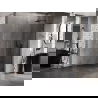 Mexen Lunar L Стена за душ Walk-in дясна 80 x 200 cm, прозрачна 8 mm, черна - 830L-080-000-70-00-P