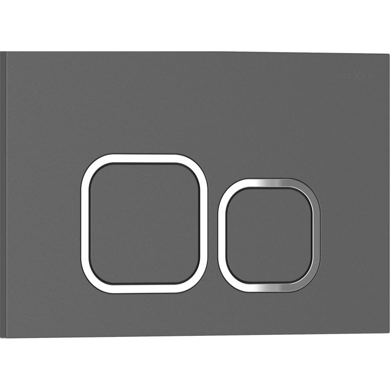 Mexen Tex 03 бутон за изплакване, сив - 6103-05