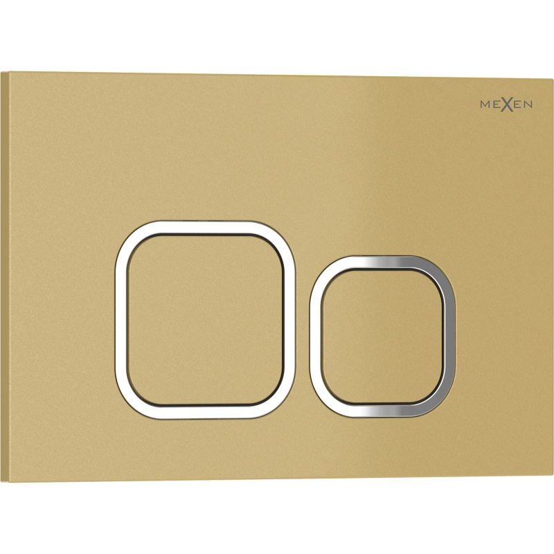 Mexen Tex 03 бутон за промиване, златен - 6103-06