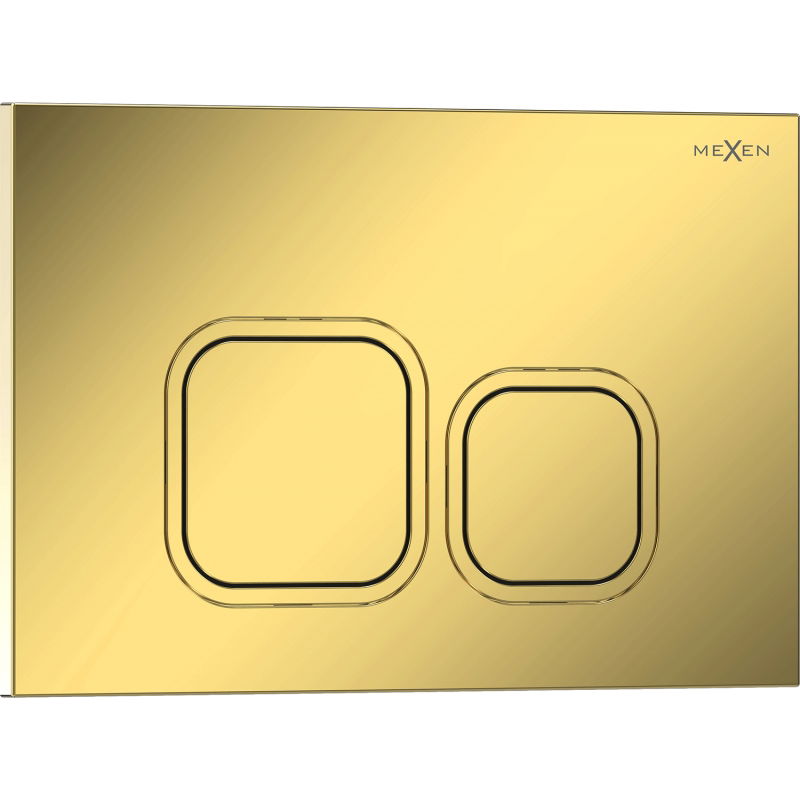 Mexen Tex 03 бутон за промивка, златен шампанско гланц - 6103-08