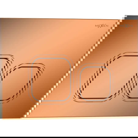Mexen Tex 03 бутон за промиване, розово злато гланц - 6103-09