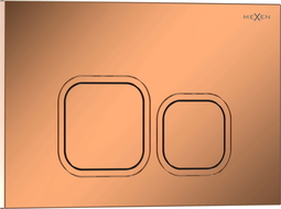 Mexen Tex 03 бутон за промиване, розово злато гланц - 6103-09