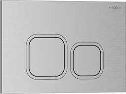Mexen Tex 03 бутон за промиване, четен никел - 6103-10