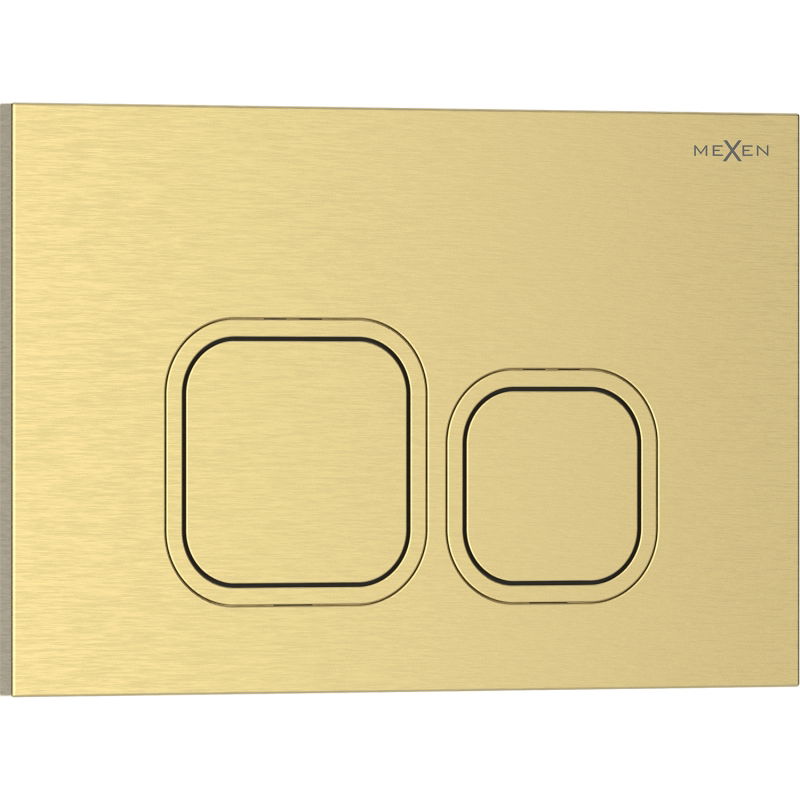 Mexen Tex 03 бутон за промиване, златист мат - 6103-11