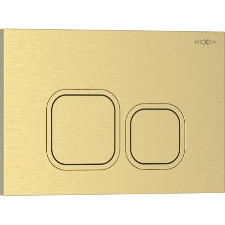 Mexen Tex 03 бутон за промиване, златисто матиран - 6103-11