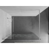 Mexen Kioto стенна преграда за душ Walk-in 70 x 200 cm, бял модел 8 mm, бяла - 800-070-101-20-85