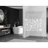 Mexen Kioto душ параван Walk-in 100 x 200 см, бял дизайн 8 мм, бял - 800-100-101-20-85