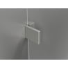 Душ стена Mexen Lunar L Walk-in дясна 120 x 200 см, прозрачна 8 мм, шлайфан никел - 830L-120-000-97-00-P