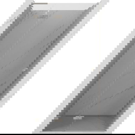 Mexen Lunar L душ врати, отварящи се наляво, 120 см, прозрачен, матов никел - 834L-120-000-97-00-L