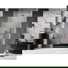 Mexen Lunar-B лява врата за душ 80 cm, прозрачна, четкана мед - 832-080-000-65-00-L