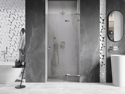 Mexen Lunar L душ кабина отваряща се врата дясна 70 см, прозрачна, хром - 834L-070-000-01-00-P