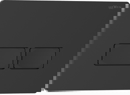 Mexen Tex 04 бутон за промиване, черен матов - 6104-02
