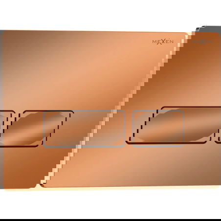 Mexen Tex 04 бутон за промиване, розово злато лъскав - 6104-09