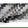 Mexen Lunar-B плъзгаща се външна врата за душ дясна 75 cm, прозрачна, матирана мед - 832-075-000-65-00-P