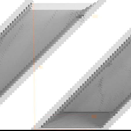 Mexen Lunar-B десни душ врати 85 см, прозрачни, матирана мед - 832-085-000-65-00-P