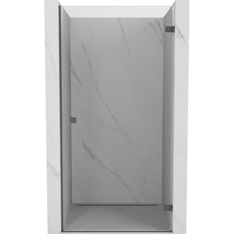 Mexen Lunar-B дясна душ кабина врата 60 см, прозрачна, четкана gun gray - 832-060-000-66-00-P