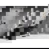 Mexen Lunar-B дясна душ кабина врата 60 см, прозрачна, четкана gun gray - 832-060-000-66-00-P