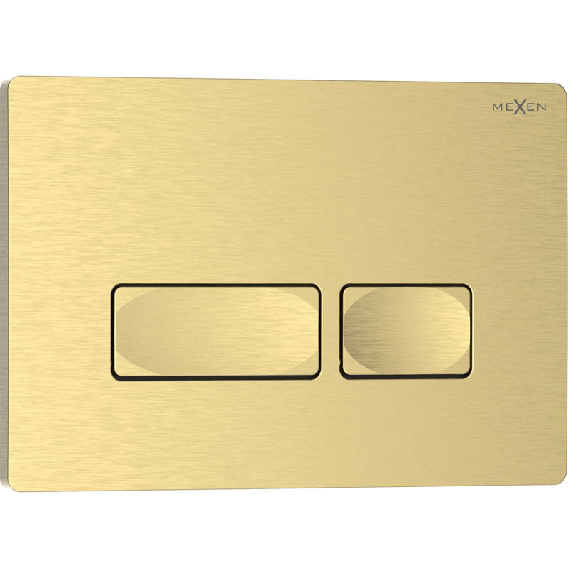 Mexen Tex 04 бутон за промиване, златен четкан - 6104-11