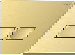 Mexen Tex 04 бутон за промиване, златен четкан - 6104-11